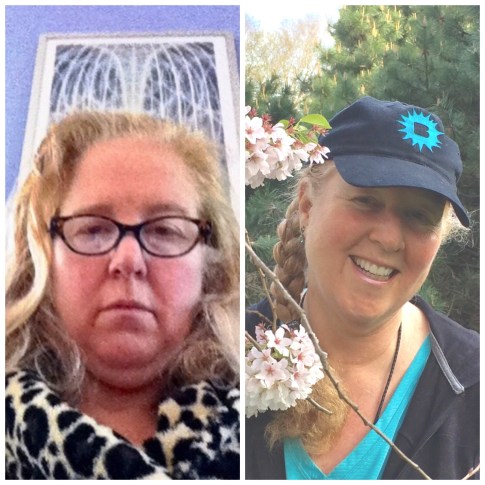 Before and After 25 lb milestone